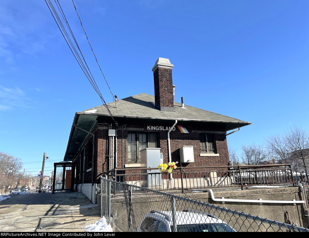 View of the Kingsland Station Building